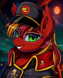 Size: 1446x1764 | Tagged: safe, artist:pridark, oc, oc only, bat pony, pony, bat pony oc, solo