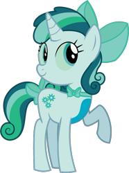 Size: 791x1064 | Tagged: safe, artist:prixy05, oc, oc only, oc:prixy, pony, unicorn, g4, adoraprixy, bow, colored sclera, female, hair bow, horn, mare, neck bow, simple background, solo, tail, transparent background, vector