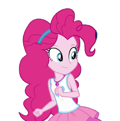 Size: 685x691 | Tagged: safe, artist:blockslikepl, edit, edited screencap, screencap, pinkie pie, human, equestria girls, g4, background removed, female, simple background, solo, transparent background