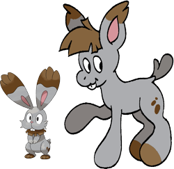 Size: 803x782 | Tagged: safe, artist:msponies, bunnelby, earth pony, pony, g4, pokémon, ponified, simple background, solo, transparent background