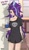 Size: 1414x2419 | Tagged: safe, artist:banquo0, starlight glimmer, human, g4, bags under eyes, bed hair, bottomless, clothes, coffee, coffee cup, coffee mug, cup, eyebrows, eyebrows visible through hair, female, hair over one eye, humanized, messy hair, morning, mug, oversized clothes, oversized shirt, partial nudity, schrödinger's pantsu, shirt, sleepy, solo, squint, t-shirt, text, thighs, tired, unamused