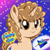 Size: 1980x1986 | Tagged: safe, artist:codenamekid, oc, oc only, oc:sapphire g. quill, pony, unicorn, curly mane, cute, eyelashes, female, gem, gradient background, highlights, horn, looking at you, mare, ocbetes, quill, shading, smiling, smiling at you, solo, text