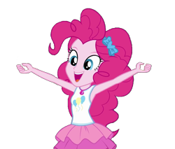 Size: 761x647 | Tagged: safe, artist:blockslikepl, edit, edited screencap, screencap, pinkie pie, human, equestria girls, g4, background removed, female, not a vector, simple background, solo, transparent background