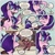 Size: 1500x1500 | Tagged: safe, artist:disaterror, starlight glimmer, oc, oc:corti, earth pony, pony, g4, 5 panel comic, bag, colored eyebrows, colored hooves, comic, curved horn, day, detailed background, dialogue, duo, earth pony oc, equal cutie mark, evil starlight, eye clipping through hair, eyebrows, eyebrows visible through hair, eyeshadow, fangs, female, freckles, grass, hooves, horn, house, implied injury, implied oc, looking at each other, looking at someone, makeup, mare, multicolored mane, multicolored tail, narrowed eyes, open frown, open mouth, open smile, our town, outdoors, panicking, pink coat, pink eyeshadow, pink hooves, question mark, raised hoof, red coat, red hooves, running, s5 starlight, saddle bag, sharp teeth, shrunken pupils, slasher smile, smiling, solo focus, speech bubble, standing, tail, talking, tall ears, teeth, text, three toned mane, three toned tail, tree, two toned mane, unicorn horn, unshorn fetlocks, wall of tags, watermark, waving, yelling