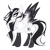 Size: 2048x2048 | Tagged: safe, artist:reverieraven_, king sombra, oc, oc only, oc:queen nevermore, alicorn, pony, umbrum, unicorn, g4, alicorn oc, alicornified, antagonist, beautiful, black eyeshadow, black magic, black mane, black socks, blind, broken horn, broken wing, clothes, colored horn, colored pupils, colored wings, colored wingtips, cracked horn, curved horn, dark magic, darkness, eclipse, edgy, emo, evil, expressionless face, eyelashes, eyeshadow, fading, female, female oc, fiery wings, goth, goth pony, gothic, gradient wings, hair over one eye, helmet, high res, hooves together, horn, jewelry, lidded eyes, magic, makeup, mare, moon, necktie, oc villain, occult, queen, race swap, redesign, redraw, regal, regalia, remake, reupload, royalty, ruler, serious, shadow, simple background, slender, slit pupils, socks, solo, sombra horn, spread wings, sun, tail, tall, thin, transparent background, two toned hair, two toned mane, two toned tail, two toned wings, vector, villainess, villainous, white coat, white mane, wings, witch