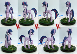 Size: 2398x1666 | Tagged: safe, artist:viistar, twilight sparkle, earth pony, pony, g4, earth pony twilight, female, figurine, g5 concept leaks, mare, race swap, solo