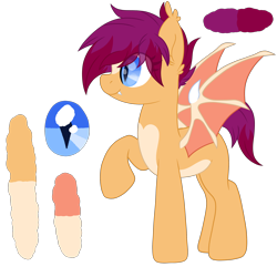 Size: 2500x2500 | Tagged: safe, artist:ponkus, oc, oc only, oc:moonlit passion, bat pony, pony, female, mare, simple background, solo, transparent background