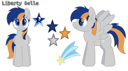 Size: 4500x2500 | Tagged: safe, artist:ponkus, oc, oc only, oc:liberty belle, pegasus, pony, female, mare, reference sheet, simple background, solo, transparent background