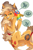 Size: 1567x2351 | Tagged: dead source, safe, artist:affti, applejack, earth pony, pony, g4, apple, food, frog (hoof), grin, holding, horseshoes, jam, jar, pictogram, selling, simple background, sitting, smiling, smirk, solo, speech bubble, underhoof, white background, zap apple, zap apple jam