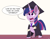 Size: 2000x1544 | Tagged: safe, artist:arcane-thunder, twilight sparkle, pony, unicorn, g4, adorable distress, atg 2024, cruel and unusual punishment, cute, dialogue, female, filly, filly twilight sparkle, foal, graduation cap, hat, horn, magic kindergarten, newbie artist training grounds, scroll, solo, speech bubble, tail, that pony sure does love education, unicorn twilight, younger