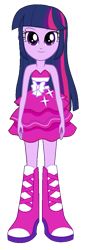 Size: 342x994 | Tagged: safe, artist:matheusema, artist:qbert2kcat, twilight sparkle, equestria girls, g4, background removed, boots, clothes, fall formal outfits, high heel boots, shirt, shoes, simple background, skirt, solo, transparent background