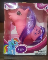 Size: 2592x3189 | Tagged: safe, rainbow dash, pegasus, pony, g4, blatant lies, bootleg, packaging, photo, toy