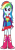 Size: 302x1012 | Tagged: safe, artist:matheusema, artist:qbert2kcat, rainbow dash, equestria girls, g4, background removed, bare shoulders, boots, clothes, fall formal outfits, high heel boots, shirt, shoes, simple background, skirt, sleeveless, solo, transparent background