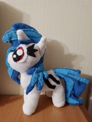 Size: 3000x4000 | Tagged: safe, artist:jbond, dj pon-3, vinyl scratch, pony, unicorn, g4, female, handmade, horn, irl, mare, photo, photography, plushie, solo