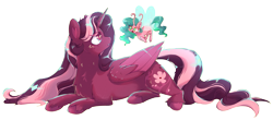 Size: 3435x1506 | Tagged: safe, artist:pretzelprince, oc, oc only, oc:fresh melody, oc:pink flower, alicorn, breezie, pony, alicorn oc, antennae, artfight, blue eyes, blue mane, blue pupils, blue tail, body fluff, breezie oc, chest fluff, colored eyelashes, colored hooves, colored pinnae, colored pupils, colored wings, colored wingtips, countershading, duo, duo female, ear fluff, eye clipping through hair, eyelashes, female, female oc, fluffy, flying, folded wings, freckles, gift art, glowing, halftone, heart ears, hooves, horn, insect wings, leg fluff, leg freckles, long eyelashes, long mane, long tail, looking at each other, looking at someone, lying down, mare, mare oc, open mouth, open smile, pink coat, pink hooves, pink wingtips, profile, prone, purple coat, purple eyelashes, raised hoof, red eyelashes, screentone, shiny mane, shiny tail, signature, simple background, size difference, smiling, smiling at someone, sparkly eyes, sparkly wings, spread wings, striped mane, striped tail, tail, transparent background, transparent wings, two toned ears, two toned mane, two toned tail, two toned wings, unicorn horn, unshorn fetlocks, wall of tags, watermark, wavy mane, wavy tail, wing fluff, wing freckles, wingding eyes, wings, yellow eyes