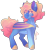 Size: 1818x1984 | Tagged: safe, artist:trashpanda czar, oc, oc only, oc:blue raz, bat pony, bat pony oc, bat wings, big ears, blank flank, blaze (coat marking), blue coat, chest fluff, coat markings, colored belly, colored eartips, colored eyelashes, colored hooves, colored muzzle, colored pinnae, colored sclera, colored wings, dark muzzle, ear fluff, eye clipping through hair, eye markings, eyebrows, eyebrows visible through hair, eyeshadow, facial markings, female, female oc, folded wings, gradient eyeshadow, gradient legs, gradient mane, hooves, looking at you, makeup, mare, mare oc, multicolored wings, narrowed eyes, orange eyes, orange hooves, orange sclera, pale belly, pink mane, pink tail, purple eyelashes, purple eyeshadow, signature, simple background, slit pupils, smiling, smiling at you, solo, sparkly eyes, standing, stripe, tail, three toned ears, traditional art, transparent background, white pupils, wingding eyes, wings