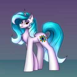 Size: 3000x3000 | Tagged: safe, artist:darklight1315, oc, oc only, oc:darklight kvass, crystal pony, pony, unicorn, horn, solo