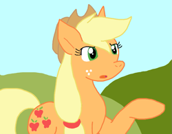 Size: 915x712 | Tagged: safe, artist:cmara, applejack, earth pony, g4, female, solo