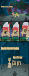 Size: 2160x5600 | Tagged: safe, artist:mr100dragon100, oc, oc:ahmose, oc:amisi, earth pony, pegasus, unicorn, comic:throne of dracula the secret world, angry, cave, comic, egyptian, egyptian headdress, egyptian pony, female, forest, horn, male, mare, nature, pharaoh, queen, stallion, tree