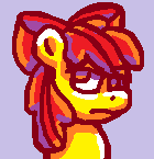 Size: 140x145 | Tagged: safe, artist:rosa ushiromiya, apple bloom, earth pony, pony, g4, digital art, female, mare, pixel-crisp art, solo