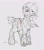 Size: 1120x1280 | Tagged: safe, artist:tarsaqus, oc, oc only, pony, bandage, full body, injured, sketch