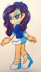 Size: 1374x2361 | Tagged: safe, artist:imtailsthefoxfan, rarity, human, g4, female, humanized, solo