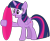 Size: 2643x2160 | Tagged: safe, artist:zslnews, twilight sparkle, alicorn, pony, g4, female, mare, simple background, solo, surfboard, transparent background, twilight sparkle (alicorn), vector