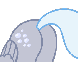 Size: 299x237 | Tagged: safe, frosty dew, pegasus, pony, g4, background pony, base used, butt, butt only, close-up, female, mare, not derpy, pictures of butts, plot, simple background, solo, transparent background, zoom in