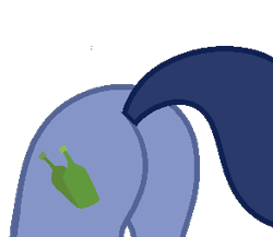 Size: 291x253 | Tagged: safe, bottlecap (g4), earth pony, pony, g4, base used, butt, butt only, close-up, cutie mark, female, mare, pictures of butts, plot, simple background, solo, transparent background