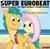 Size: 1194x1168 | Tagged: safe, artist:edy_january, artist:prixy05, edit, fluttershy, hitch trailblazer, earth pony, pegasus, pony, g4, g5, my little pony: tell your tale, album, album cover, beach, boyfriend and girlfriend, cross-generational shipping, duo, eurobeat, female, g4 to g5, generation leap, hitch and his 2nd heroine, initial d, ken blast, male, music, parody, reference, romance, romantic, ship:flutterhitch, shipping, song, straight, vector used, when the suns goes down (song), youtube link