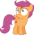 Size: 1280x1297 | Tagged: safe, artist:yellowdash1998v2, scootaloo, pegasus, pony, campfire tales, g4, my little pony: friendship is magic, female, filly, foal, frown, shrunken pupils, simple background, solo, spread wings, the cmc's cutie marks, transparent background, uh oh, vector, wide eyes, wings