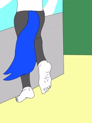 Size: 3024x4032 | Tagged: safe, artist:crinard, oc, oc only, oc:jc, earth pony, anthro, plantigrade anthro, barefoot, feet, fetish, foot fetish, foot focus, solo