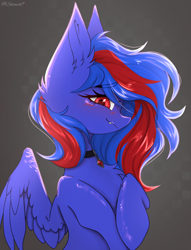 Size: 2254x2954 | Tagged: safe, artist:shinech9, oc, oc only, oc:redline lightwing, pegasus, pony, commission