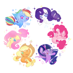 Size: 750x750 | Tagged: source needed, safe, artist:guagua723, applejack, fluttershy, pinkie pie, rainbow dash, rarity, twilight sparkle, alicorn, earth pony, pegasus, seapony (g4), unicorn, g4, applejack's hat, blushing, cowboy hat, dorsal fin, eyelashes, eyes closed, female, fin, fin wings, fins, fish tail, flowing mane, flowing tail, hat, heart, horn, looking at you, mane six, mare, one eye closed, open mouth, open smile, scales, seaponified, seapony applejack, seapony fluttershy, seapony pinkie pie, seapony rainbow dash, seapony rarity, seapony twilight, simple background, smiling, smiling at you, solo, sparkles, species swap, spread wings, swimming, tail, white background, wings, wink, winking at you