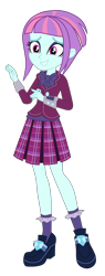 Size: 1900x4982 | Tagged: safe, sunny flare, human, equestria girls, g4, my little pony equestria girls: friendship games, adoraflare, clothes, crystal prep academy, crystal prep academy uniform, crystal prep shadowbolts, cute, female, necktie, pleated skirt, school tie, school uniform, schoolgirl, shoes, simple background, singing, skirt, socks, solo, transparent background