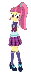 Size: 1900x4384 | Tagged: safe, artist:gmaplay, sour sweet, human, equestria girls, g4, my little pony equestria girls: friendship games, clothes, crystal prep academy, crystal prep academy uniform, crystal prep shadowbolts, cute, necktie, school tie, school uniform, schoolgirl, simple background, singing, smiling, solo, sourbetes, transparent background, when she smiles