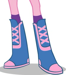 Size: 508x573 | Tagged: safe, firefly, equestria girls, g1, g4, boots, boots shot, legs, pictures of legs, shoes, simple background, solo, white background