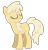 Size: 992x1024 | Tagged: safe, edit, vector edit, banana mash, earth pony, pony, g4, big smile, eyes closed, female, mare, recolor, simple background, solo, transparent background, vector