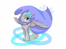 Size: 3200x2400 | Tagged: safe, artist:hananpacha, oc, oc only, oc:techno, alicorn, pony, alicorn oc, horn, simple background, solo, white background, wings