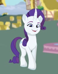 Size: 564x720 | Tagged: safe, artist:oljapisanik, rarity, unicorn, g4, g5, eyebrows, female, g4 to g5, generation leap, horn, mare, solo