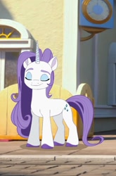 Size: 564x852 | Tagged: safe, artist:oljapisanik, rarity, unicorn, g4, g5, eyes closed, female, g4 to g5, g5 concept leaks, generation leap, horn, mare, rarity (g5 concept leak), solo