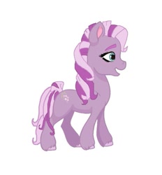 Size: 563x606 | Tagged: safe, artist:oljapisanik, wysteria, earth pony, g3, g5, female, g3 to g5, generation leap, mare, simple background, solo, white background