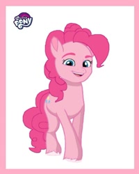 Size: 564x705 | Tagged: safe, artist:oljapisanik, pinkie pie, earth pony, g4, g5, female, g4 to g5, generation leap, mare, simple background, solo, white background