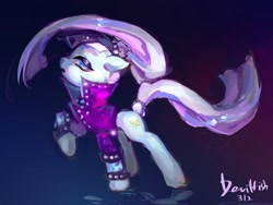 Size: 2224x1668 | Tagged: safe, artist:xiaoan265, coloratura, earth pony, pony, g4, female, gradient background, mare, solo, text