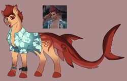 Size: 1280x813 | Tagged: safe, artist:malinraf1615, original species, pony, shark, shark pony, final fantasy, final fantasy vii, ponified, solo