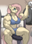 Size: 1720x2399 | Tagged: safe, artist:matchstickman, fluttershy, pegasus, anthro, g4, abs, barbell, biceps, big breasts, bodybuilder, breasts, buff breasts, busty fluttershy, calves, clothes, deltoids, duo, female, female focus, fist bump, gym, gym shorts, implied bulk biceps, looking sideways, mare, muscles, muscleshy, muscular female, offscreen character, pecs, solo focus, sports bra, sweat, thighs, thunder thighs, weights