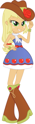 Size: 319x1126 | Tagged: safe, artist:invisibleink, artist:tylerajohnson352, applejack, human, equestria girls, g4, my little pony equestria girls, my little pony equestria girls: summertime shorts, applejack also dresses in style, bare shoulders, belt, boots, bracelet, clothes, cowboy hat, cowgirl, dress, fall formal outfits, female, hat, high heel boots, high heels, jewelry, scarf, shoes, simple background, sleeveless, sleeveless dress, solo, stetson, strapless, strapless dress, transparent background, vector