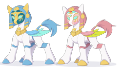 Size: 3024x1656 | Tagged: safe, artist:strafe blitz, oc, bug pony, insect, pony, egyptian, egyptian headdress, egyptian pony