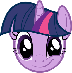 Size: 900x913 | Tagged: safe, artist:animusvox, twilight sparkle, pony, g4, adorkable, cute, dork, female, head only, mare, simple background, transparent background, twiabetes, twilight is amused, vector