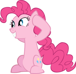 Size: 900x881 | Tagged: safe, artist:animusvox, pinkie pie, earth pony, pony, g4, read it and weep, belly, female, mare, simple background, solo, transparent background, vector